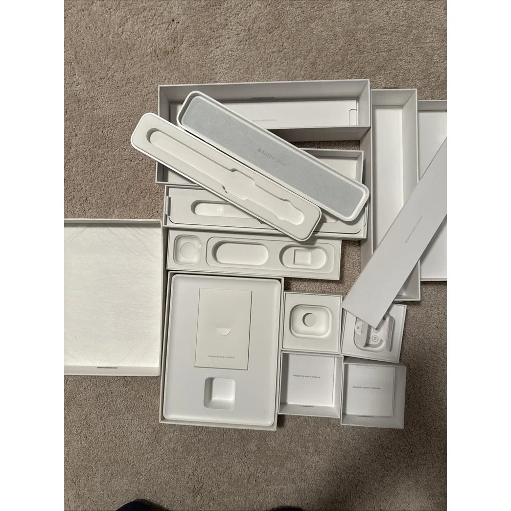 Apple Empty Boxes variety Ipad, Airpods, Watch series 2, series 5